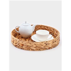 Корзинка для подачи Доляна «Камыш», d=32 см, из соломы