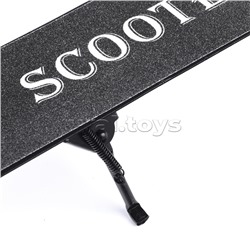 Самокат 2-х кол., черный, PU/ 145 мм,ABEC 7, в коробке