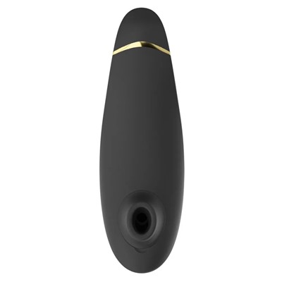 Черный клиторальный стимулятор Womanizer Premium 2
