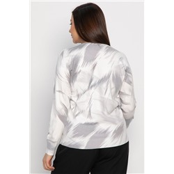 Лонгслив Акцент (серо-белый) Б14957-18М