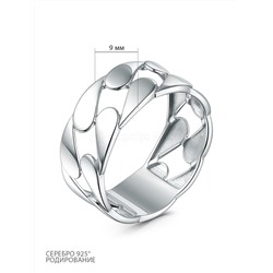 Серьги из серебра родированные 3001029240