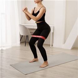 УЦЕНКА Набор фитнес-резинок ONLYTOP: нагрузка 10, 15, 20, 25, 30 кг, 5 шт., 30×5 см