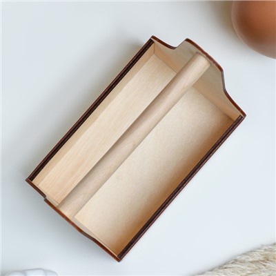 Подарочный ящик «Стелла», 20×12.5×20 см, деревянный, с ручкой