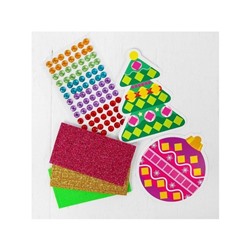 Аппликация «Набор ёлочных украшений « №2