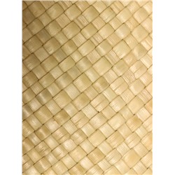 Сумка плетёная из пандана, 26×15×38 см, бежево-чёрная