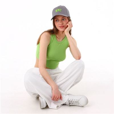 Кепка NYC, серая, р-р 56