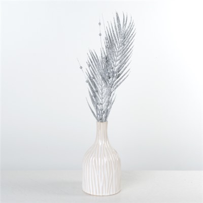 Ветка декоративная 85 см СЕРЕБРО / GT-171 /уп 300/718003