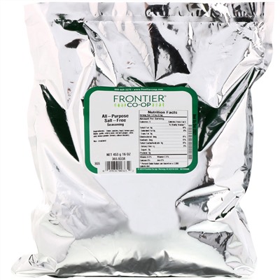 Frontier Natural Products, универсальная приправа, без соли, 453 г (16 унций)