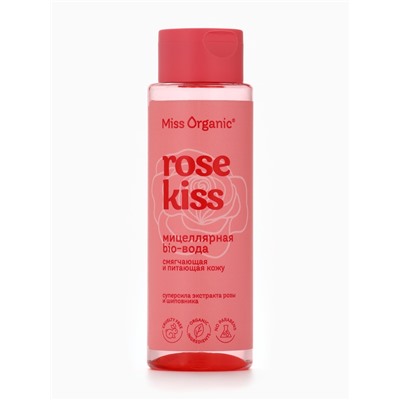 Мицеллярная вода Rose kiss, смягчающая и питающая кожу, 190 мл, Miss Organic