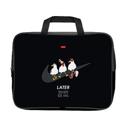 Папка А4 на молнии с ручками 350х265х40 мм "Приключения чайки" (094996) 31119 Хатбер