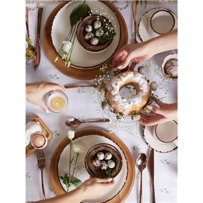 Скатерть Этель «Уютная пасха» 110×147 см, 100% хлопок, саржа 190 г/м²