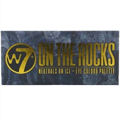 W7, On the Rocks, Neutrals on Ice, палитра теней для век, 14 г (0,49 унции)