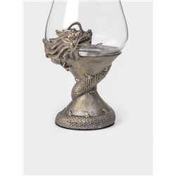 Бокал для коньяка 550 мл «Дракон», подарочный, стекло, цвет бронза