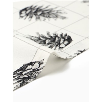 Набор салфеток сервировочных на стол «Этель» Christmas, 4 шт., белые, с декоративными кольцами, 45×45 см