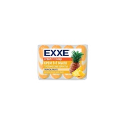EXXE Косметическое мыло 1+1 4шт*75г Тропические фрукты