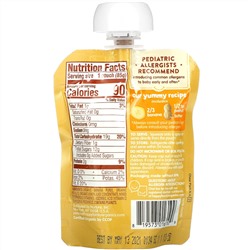 Happy Family Organics, Happy Baby, Nutty Blends, 6+ Months, Organic Bananas with 1/2 tsp Peanut Butter, 3 oz (85 g)