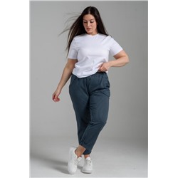 Брюки 9154 (Полоса серый_черный)