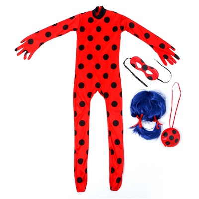 Карнавальный костюм «Божья коровка», рост 104–116 см, комбинезон, маска, сумка, парик