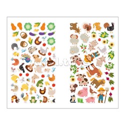 Веселые наклейки. В деревне