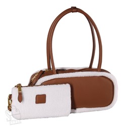 Сумка женская кожаная 6006-2VG brown Vitelli Grassi