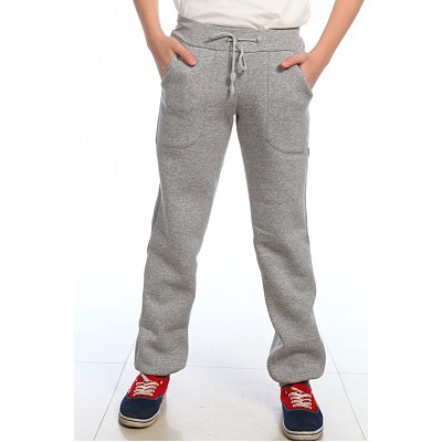 Брюки Спорт утепленные серый меланж