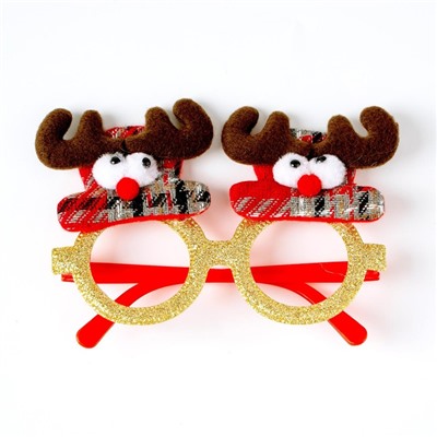 Очки карнавальные новогодние «Олень»