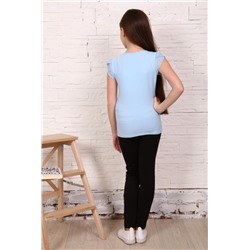 Джемпер Миленушка кор. рукав детский (Светло-голубой)