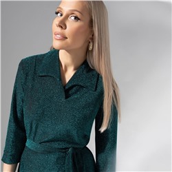 Платье свободного силуэта, Модная реализация (new, с поясом)