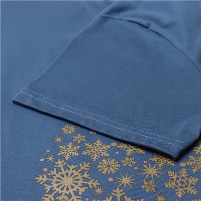 Туника женская, синяя, размер 46