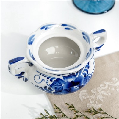 Сахарница фарфор гжель «Секрет»