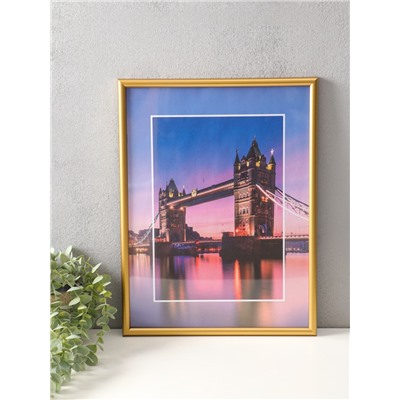 Набор фоторамок для фото 30×40 см Vivo, 3 шт., (пластиковый экран), золото