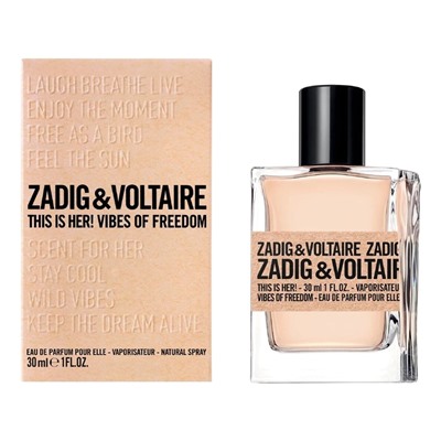 ZADIG & VOLTAIRE THIS IS HER VIBES OF FREEDOM edp (w) 30ml