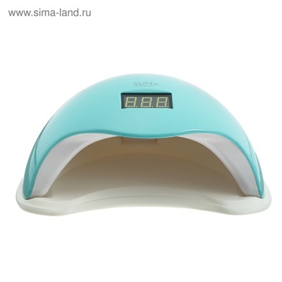 УЦЕНКА Лампа для гель-лака JessNail SUN 5, UV/LED, 48 Вт, таймер 10/30/60 сек, цвет мятный