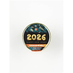 Крем-мёд «С новым 2026 годом», вкус: кедровый орех, 30 г