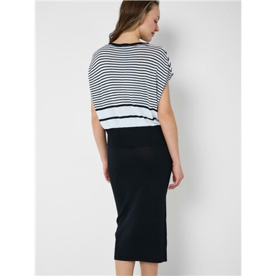 Комплект трикотажный для женщин: джемпер, юбка