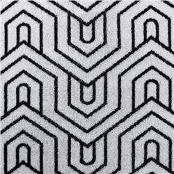 Полотенце махровое Этель Ornament, 70×130 см, 100% хлопок, 420 г/м², чёрно-белое