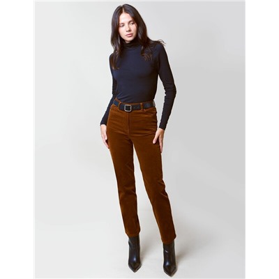 Брюки из эластичного микро-вельвета