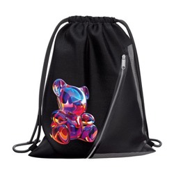 Сумка для сменной обуви 41х50 см "Jelly Bear" с карманом на молнии 63027 ErichKrause