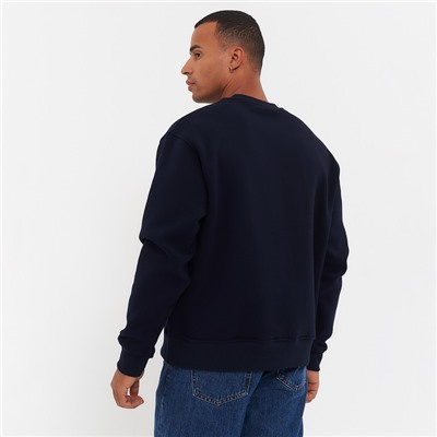 Свитшот мужской НАЧЁС, цвет тёмно-синий, размер 46 (M)