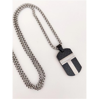 Кулон из стали на цепочке