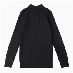 Свитер для мальчиков, цвет чёрный, рост 152-158 см