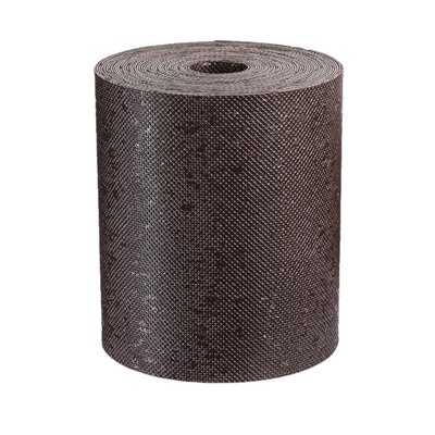 Лента бордюрная, 15 см × 10 м, толщина 1.2 мм, пластиковая, коричневая, Greengo