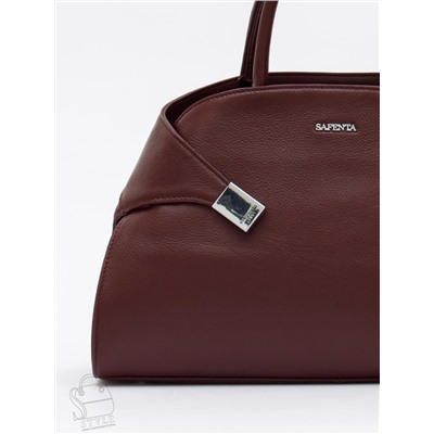 Сумка женская кожаная 98349-2P wine red Velina Fabbiano-Safenta  в Новосибирске