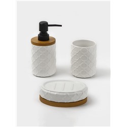 Набор для ванной SAVANNA Harmony, 3 предмета, мыльница, дозатор для мыла, стакан