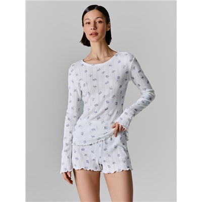 КОМПЛЕКТ ЖЕНСКИЙ (ДЖЕМПЕР, ШОРТЫ) 592614