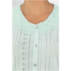 Блуза Петуния (светло-зеленая) Б13978-20М