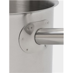 Ковш Hanna Knövell, 4 л, d=20, h=12.5 см, с крышкой, толщина стенки 0.8 мм, индукция, нержавеющая сталь