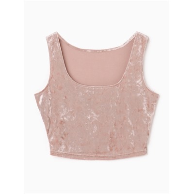 Топ домашний женский KAFTAN «Бархат», размер 40-42, розовый