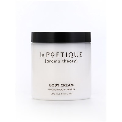 Крем для рук и тела парфюмированный laPOETIQUE, 250 мл, аромат сандал и ваниль