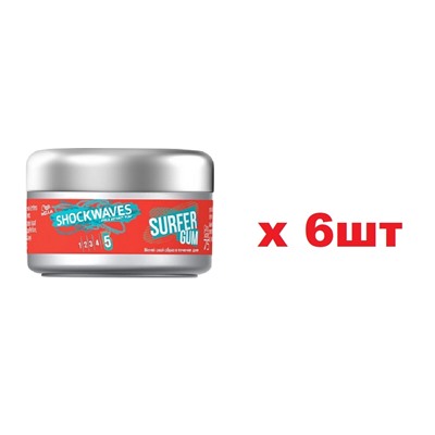 Wella Воск-тянучка для укладки волос 75мл Surfer Gum 6шт